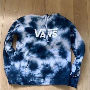 Blue Tie Dye Vans Sweatshirt